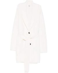 TOTEME - Shawl-Lapel Belted Knitted Coat - Lyst