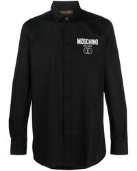 Moschino - Overhemd Met Logoprint - Lyst