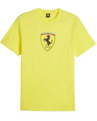 PUMA - X Scuderia Ferrari Race Big Shield-print T-shirt - Lyst