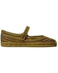 Tory Burch - Open Weave Mary Jane Espadrilles - Lyst