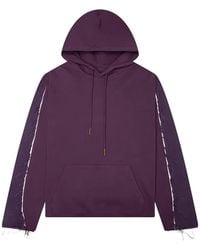 Honor The Gift - Denim-Panel Distressed Hoodie - Lyst