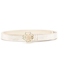 Maje - Slim Belt With Clover Buckle - Lyst