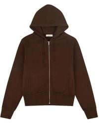 Entire studios - Zip-Fastening Hooded Sweatshirt - Lyst