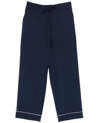 P.A.R.O.S.H. - Drawstring-Fastening Cropped Trousers - Lyst