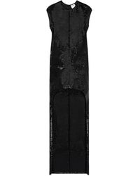 Courreges - Circle Edged Sequins Long Dress - Lyst