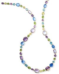 Ippolita - 18kt Yellow Gold Rock Candy Sofia Multi-stone Necklace - Lyst