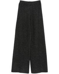 Semicouture - Pantalon En Laine Vierge À Coupe Ample - Lyst