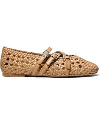 MICHAEL Michael Kors - Ballerines Indy Tressées À Boucle - Lyst