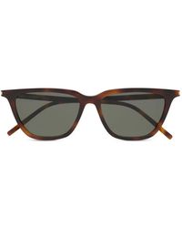 Saint Laurent - Sulpine Geometric-Frame Sunglasses - Lyst