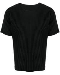 Homme Plissé Issey Miyake - Pleated T-shirt - Lyst