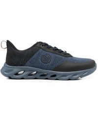 Bugatti - Mesh-Panel Logo-Patch Sneakers - Lyst