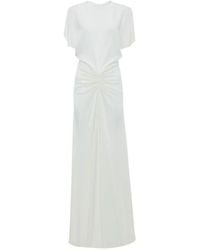 Victoria Beckham - Isabella Draped-Detail Maxi Dress - Lyst
