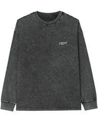 FIVE CM - Acid-Wash Logo-Print T-Shirt - Lyst