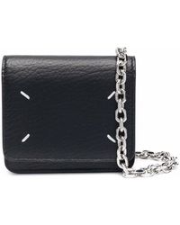 Maison Margiela - Four-stitch Leather Chain Wallet - Lyst