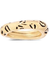 Aurelie Bidermann - Imbali Leopard-Print Ring - Lyst