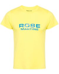 Martine Rose - Shrunken T-Shirt aus Baumwolle - Lyst