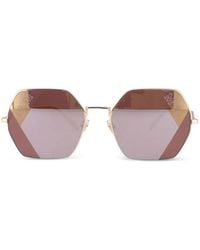 MCM - Hexagon-Frame Sunglasses - Lyst