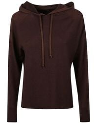 Majestic Filatures - Raglan-Sleeve Drawstring Hoodie - Lyst