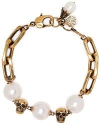 Alexander McQueen - Bracelet à ornements en perle - Lyst