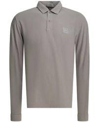 Stone Island - Polo À Patch Logo - Lyst