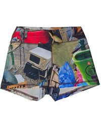 Borbala - Lomtalanitas Graphic-Print Shorts - Lyst