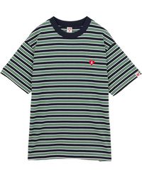 AAPE BY A BATHING AP - Striped Heart-Patch T-Shirt - Lyst