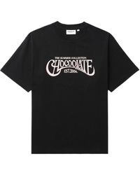 Chocoolate - Logo-embroidered Cotton T-shirt - Lyst