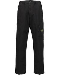 Stone Island - 3100015 Organic-Cotton Ripstop Cargo Pants - Lyst