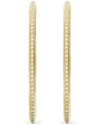 Nanis - Big Libera Diamond Hoop Earrings - Lyst