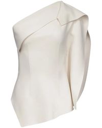 FFORME - One-Shoulder Ruffled Top - Lyst