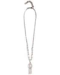 Alessandra Rich - Crystal Fringes Necklace - Lyst