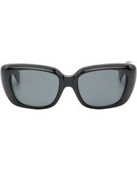 Saint Laurent - Sl 857 Rectangle-Frame Sunglasses - Lyst