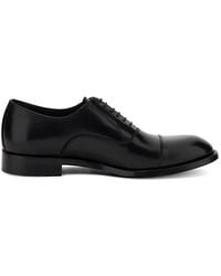 BOGGI - Buffed Leather Oxford Shoes - Lyst