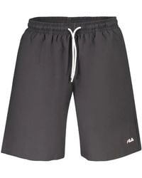 Fila - Tinelli Logo-Print Drawstring Swim Shorts - Lyst