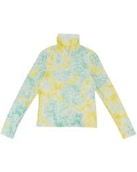 CALLIPYGIAN - Tie-Dye Turtleneck Top - Lyst