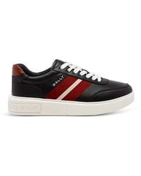 Bally - Ribbon Leather Sneakers - Lyst
