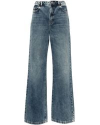 Patrizia Pepe - High-Rise Straight-Leg Jeans - Lyst