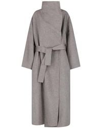 Frankie Shop - Leroy Reversible Funnel-Neck Coat - Lyst