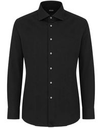 ZEGNA - Long-Sleeve Button-Down Shirt - Lyst