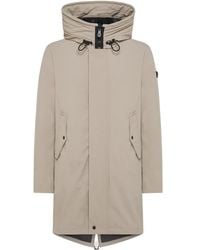 Peuterey - Structured Classic Coat With Tailored Fit - Lyst