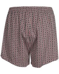 Gcds - Geometric-Pattern Drawstring Shorts - Lyst