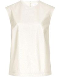 Loulou de Saison - Fiza Ostrich-Effect Zip Top - Lyst