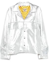GALLERY DEPT. - Orlando Fringe Metallic-Leather Jacket - Lyst
