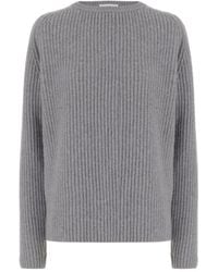 Oliver Lattughi - Jersey de canalé con cuello redondo - Lyst