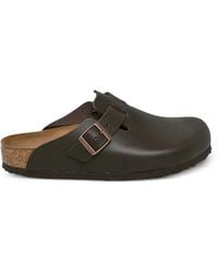 Birkenstock - Mules Boston En Cuir - Lyst