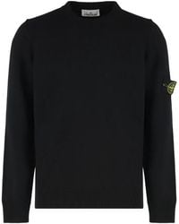 Stone Island - Classic Crewneck Sweater With Modern Fit - Lyst
