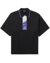 Kolor - Logo-embroidered Polo Shirt - Lyst