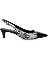 MICHAEL Michael Kors - Amara Snake-Effect Pointed-Toe Pumps - Lyst