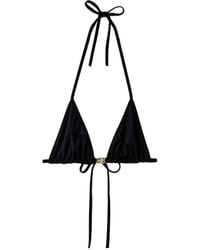 Miu Miu - Top de bikini de tejido jersey - Lyst