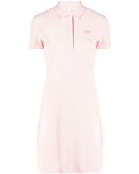 Lacoste - Robe-Polo À Patch Logo - Lyst